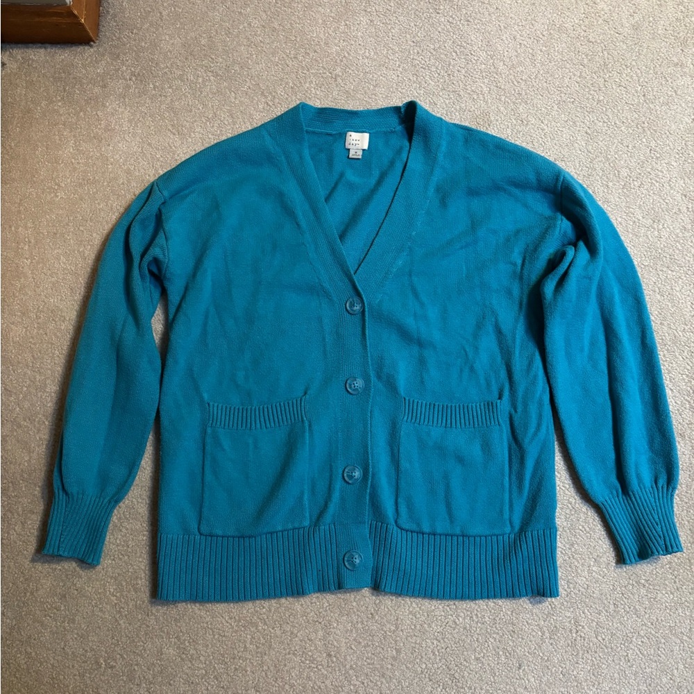 Bright Teal Women's Cardigan